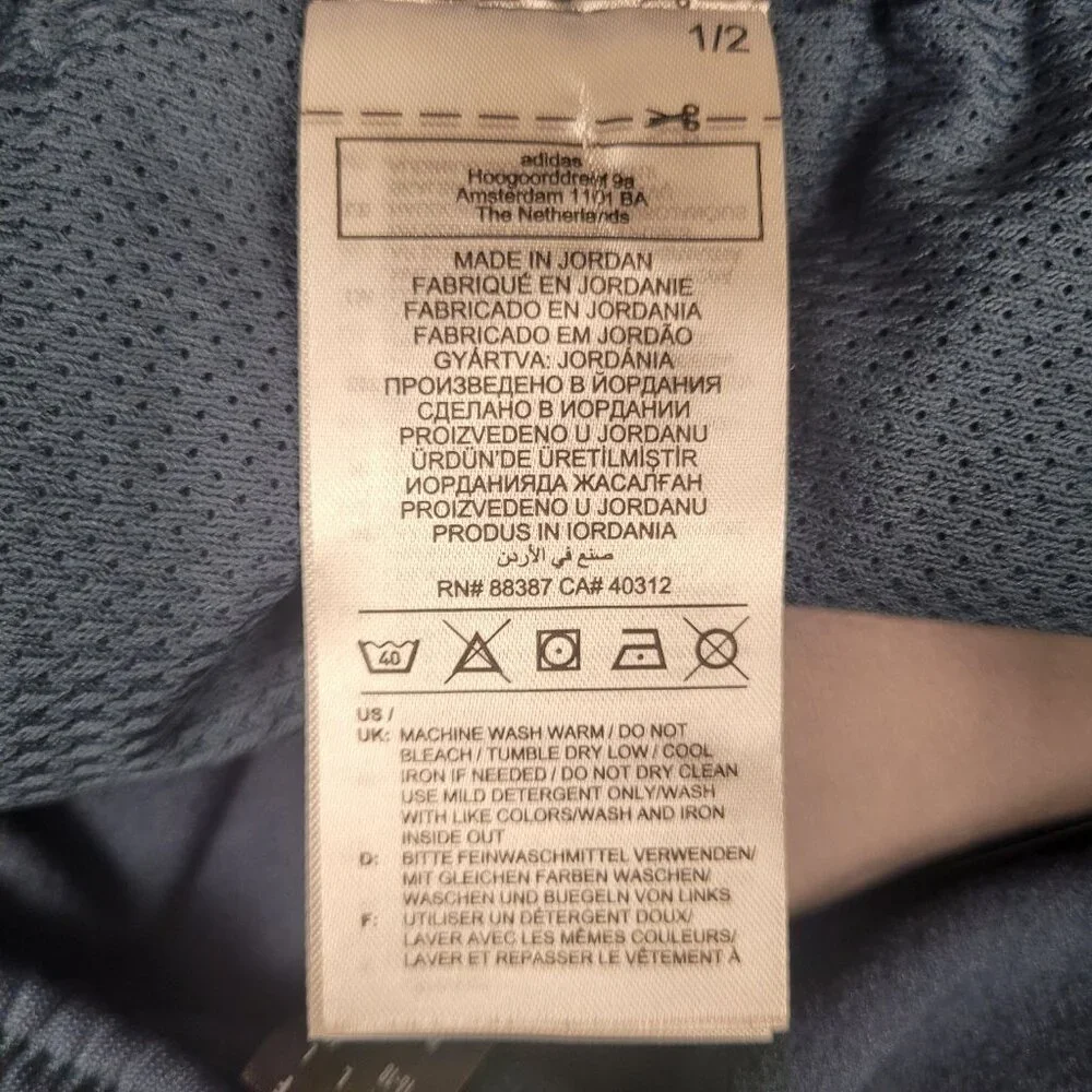 NWT Adidas Performance Fleece Jogger Pants Women's Lg Arctic Night/White Game&Go - Picture 7 of 7